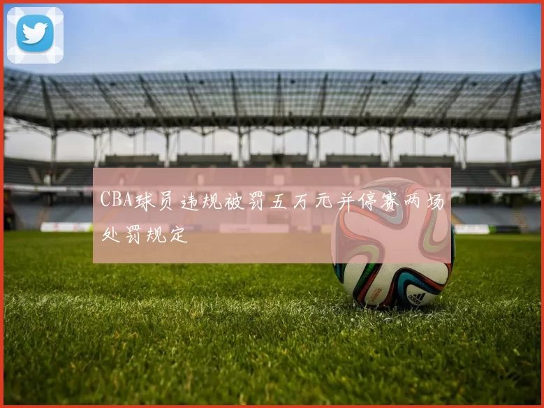 CBA球员违规被罚五万元并停赛两场处罚规定